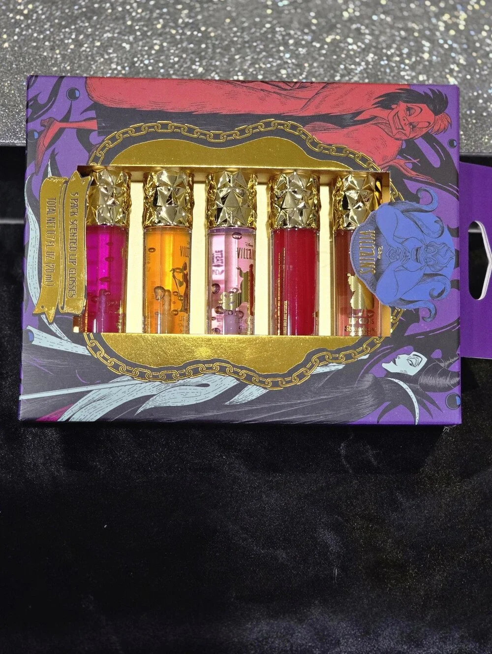 Taste Beauty X Disney Villains 5-PK Scented Lip Gloss Set